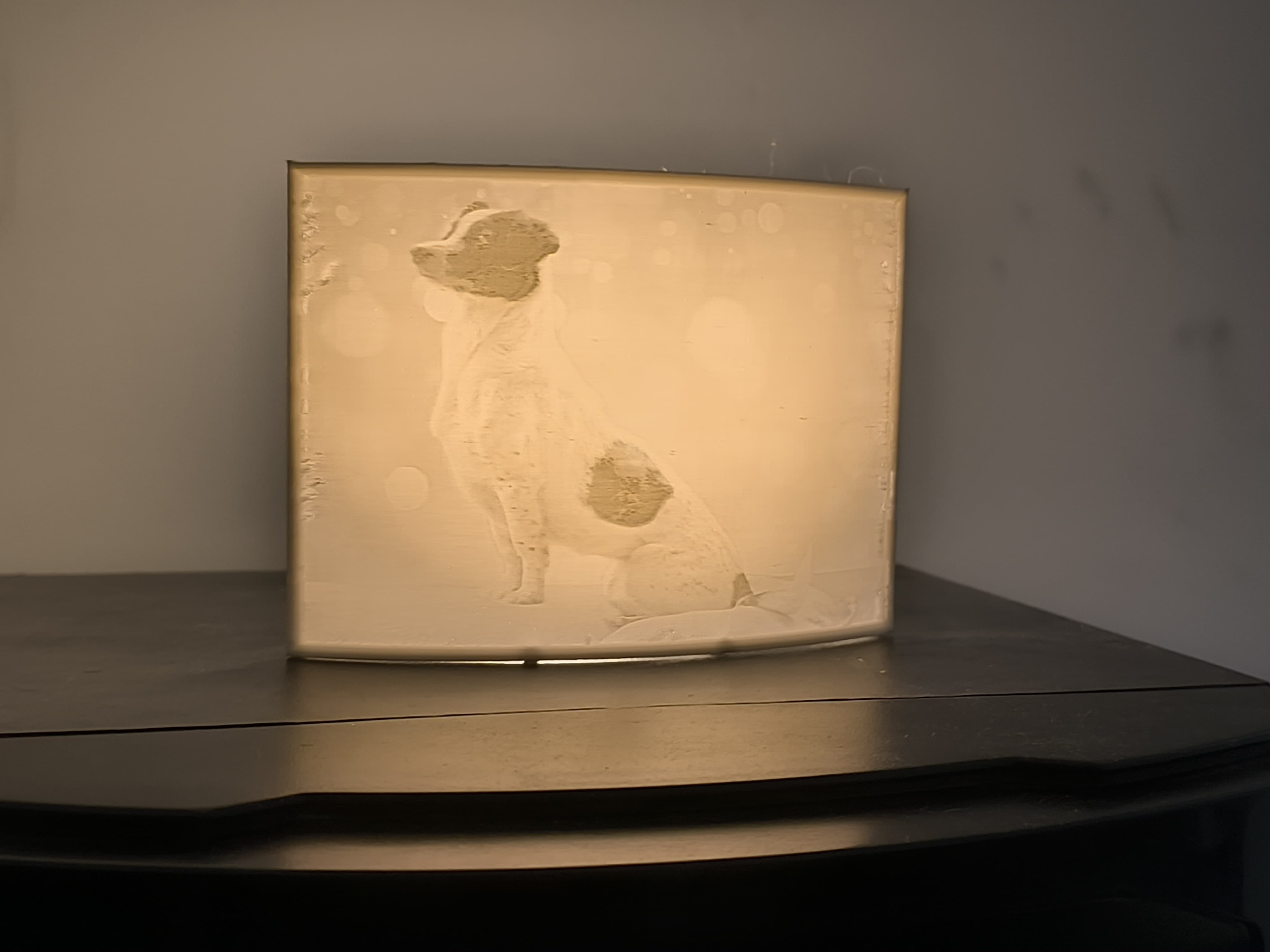 Lámpara decorativa impresa en 3D