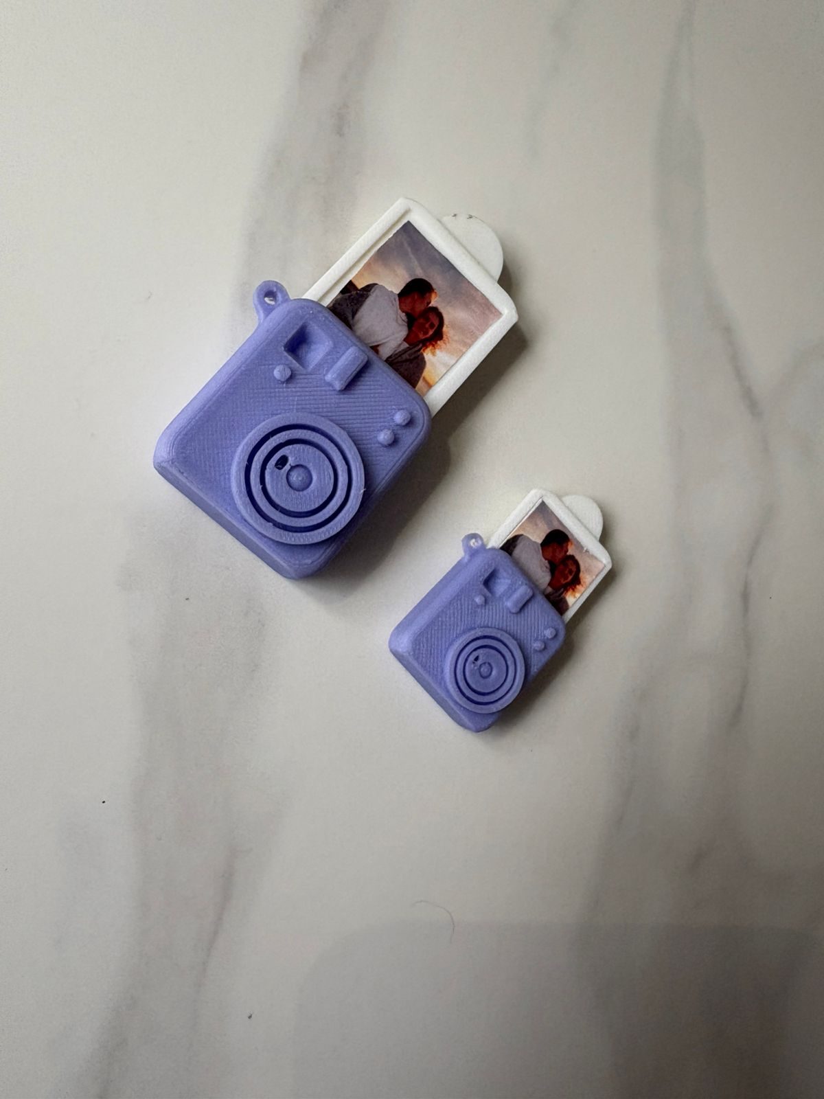 Llaveros personalizados polaroid